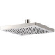 Pomme de douche seule carré en métal/ abs chromé, 200x200 mm