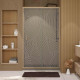 Porte de douche 120x200 coulissante HINATA - Style Japandi courbes douces Aurlane - FAC1064