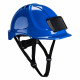 Casque endurance avec porte-badge - pb55 - Couleur au choix Bleu-royal