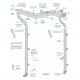 Angle 135° intérieur pour gouttière aluminium dév.300 coloris au choix Schéma de pose gouttière alu