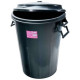 Poubelle de jardin 100l avec couvercle