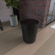 Poubelle à couvercle oscillant capacité 5l - WHEELTOP Noir mat Aurlane - BIN003
