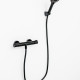 Mitigeur thermostatique de douche UP! Urban avec 3 Fonctions - Noir Mat - STANDARD HIDRAULICA - 61009 