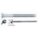 Cheville longue nylon universelle gx-l g&b + vis zing tête hexa - 970