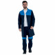 Blouse de travail homme cover - 7colup - Couleur et taille au choix Bleu-marine-Bleu-Royal