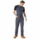Pantalon de travail multipoche poches genouillères action flex - Couleur et taille au choix Gris
