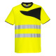 Tee-shirt manches courtes haute visibilité pw2 - couleur et taille au choix