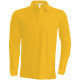 Polo de travail manches longues kariban 100% coton - Couleur et taille au choix Jaune
