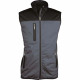 Gilet sans manches softshell Kariban tricolore (couleur au choix)