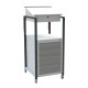 Pupitre avec caisson écritoire 4 tiroirs à roulettes 150 kg - 820005971