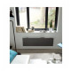 Radiateur oniris atlantic 1500w pilotage intelligent plinthe gris