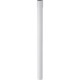 Rallonge blanche de coude de chasse droite avec manchon à emboîter ø 32 cm