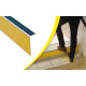 Repérage des contremarches 4 en 1 Waccess intérieur WATTELEZ bande 3m - jaune/noir - 810305JN
