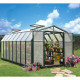 Serre de jardin en polycarbonate rion hobby gardener 13,72 m² longueur : 5m14, largeur : 2m67