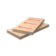 Panneau isolant en laine de roche - Rockcomble kraft 1350x600 - Epaisseur au choix