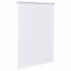 Store enrouleur sans perçage réglage en continue bande de tissu polyester blanc - Dimensions au choix