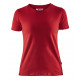T-shirt femme  33041031 Rouge