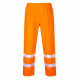 Pantalon haute visibilité etanche portwest traffic Orange