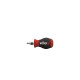 Tournevis avec magasin d'embouts Stubby - Jeu mixte de 7 embouts doubles - WIHA - 43613 