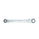 Clé à cliquet double 4 en 1 - réversible - Ouv 10 13 17 19 mm - avec 72 dents I multi-cliquet - WIHA - 45421