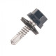 Vis bac acier SCELL-IT Plage métal ZED - Ø6.3 x 25 mm - TH12 - Gris alu blanc RAL9006 - Sachet de 100 - ZTZR-63025-9006 