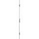 Serrure performa 3 points axe 35 mm têtière u de 24 x 3 x 1930 mm