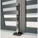 Verrou sol électrique motorisé - Electradrop Locinox - ELECTRADROP R-ZILV