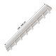 Simi rail de plafond tringle en pvc pour rideaux à crochets    blanc   monorail droit 360 cm 