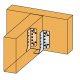 Connecteurs ajustables SJHR130-F Simpson (carton de 25) 