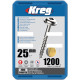 Vis à trous de poche 25 mm Revêtu de Zinc Maxi-Loc, Filetage épai, 1200 - KREG - SML-C1-1200-INT