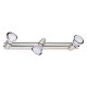 Spot chromé techno 3 ampoules 14 cm