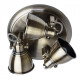 Spot laiton techno 3 ampoules 19 cm