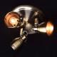Spot laiton techno 3 ampoules 19 cm 