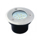 Spot LED encastrable sol rond 0,7 watt étanche - Couleur eclairage - Blanc froid