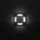 Spot xena led, aluminium, polycarbonate 