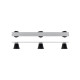 Rail stabilisateur pour pied de receveur stabilibac, 880x55x9,5mm en aluminium