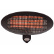 Sunred chauffage mural 2000 w quartz noir wmq2000a 