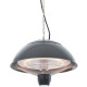 Sunred chauffage suspendu 1500 w halogène gris ce11g