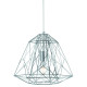 Suspension 1 ampoule geometric cage - Coloris au choix