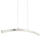 Suspension 23w clover, en chrome et cristal