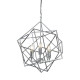 Suspension 3 ampoules cube, chrome