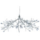 Suspension 78 cm wisteria, en chrome et cristal