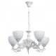 Suspension blanche classic 5 ampoules 71 cm