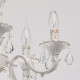 Suspension blanche classic 5 ampoules 75 cm 
