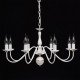 Suspension blanche classic 8 ampoules 75 cm 
