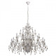 Suspension blanche country 28 ampoules 320 cm
