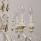 Suspension blanche country 28 ampoules 320 cm 