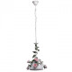 Suspension blanche flora 1 ampoule 125 cm