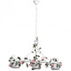 Suspension blanche flora 3 ampoules 130 cm