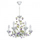 Suspension blanche flora 6 ampoules 122 cm